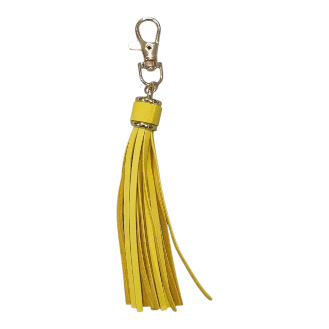 Yellow Leather Tassel