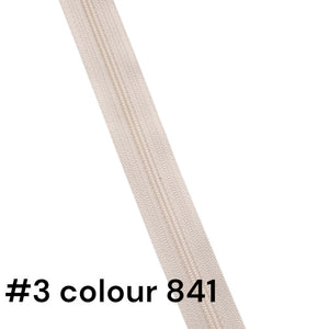YKK #3 continuous coil colour 841 off white