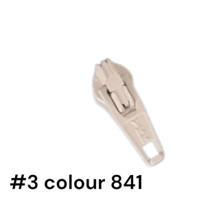 YKK #3 Coil Auto Slider colour 841 off white
