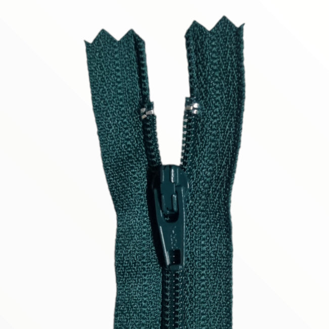 YKK Dark Green # 3 Closed End Zipper (Colour 869) - Multiple Sizes