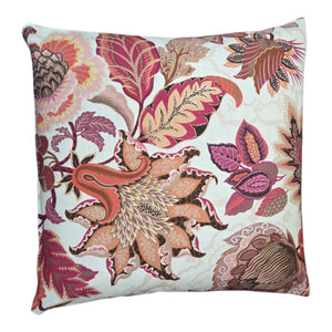 Zelda Floral Fruit Punch Indoor Cushion Cover