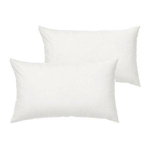 35cm x 50cm Lumbar Polyester Cushion Insert (2 Pack)