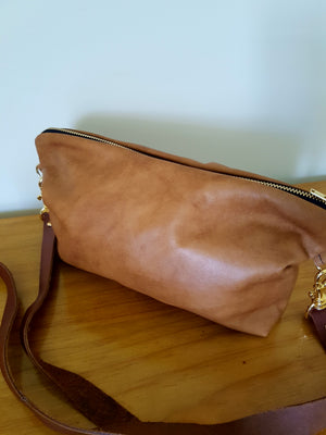 Kaylee custom order Goat leather bag with strap