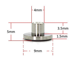 5mm Chicago Screws - Brass