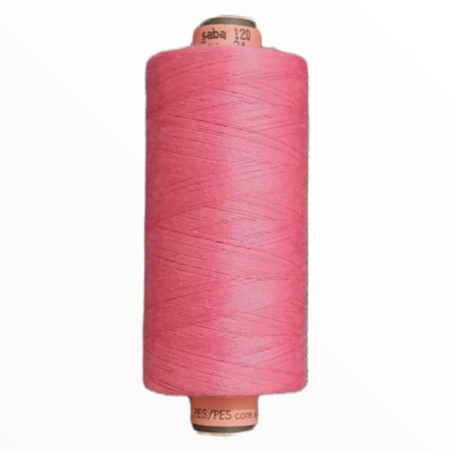Amann SABA C 120 Thread Colour 1429 Pink