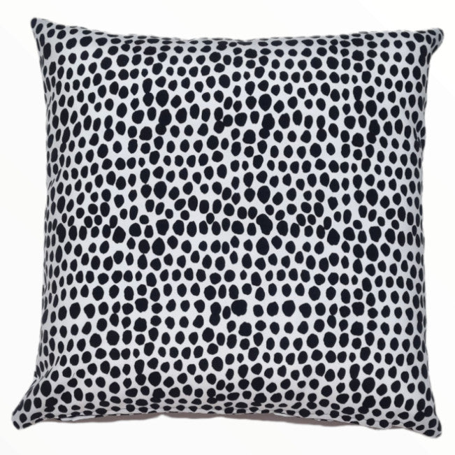 Black and White Spots Outdoor Cushion Cover