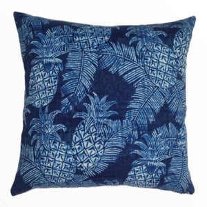Blue Pineapples Outdoor Cushion