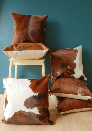 Custom Made Cowhide Cushions