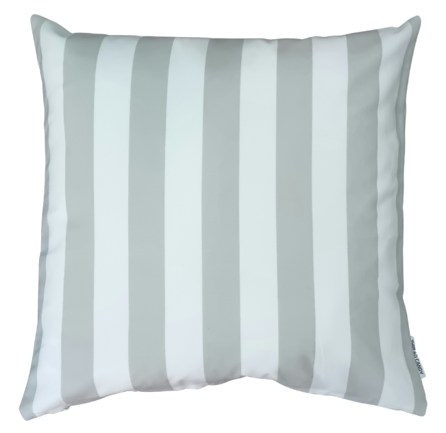 French Grey Stripe Indoor Cushion Cover