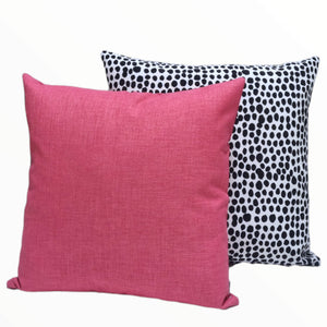 Pink and Black Cushion Collection