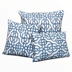 Seaside Blue and White Hamptons Style Indoor Cushion all sizes