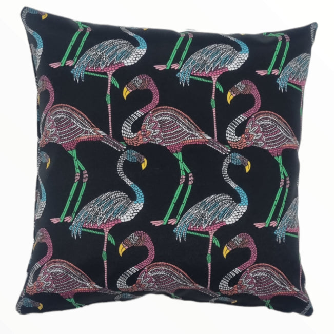 Spotted Flamingoes Outdoor Cushion Cover