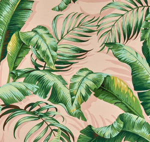 Tommy Bahama Indoor/Outdoor Palmiers Blush Fabric per meter