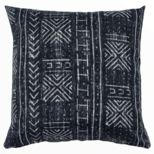 Tribal Mud Black Outdoor Cushion Cover