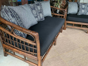Bench Seat Cushion - Black (Custom Sizes available)