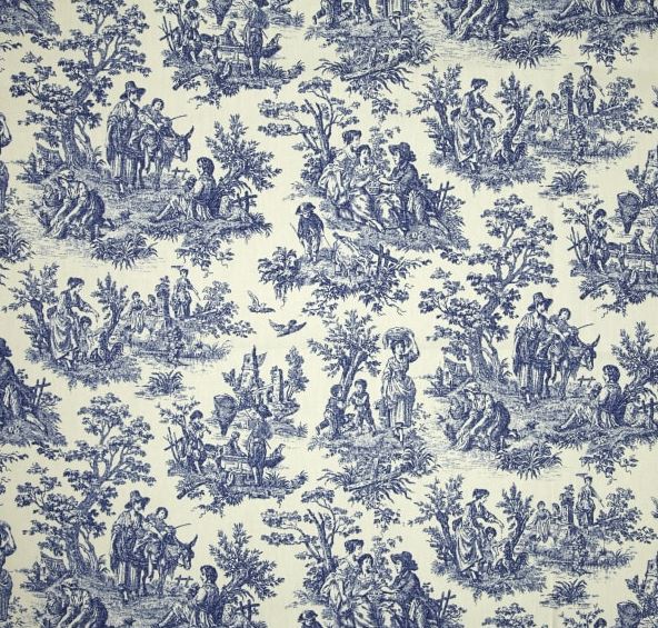 Waverly Charmed Life Toile Cornflower per meter