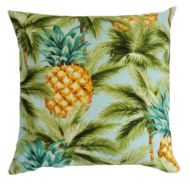 Tropical Pineapples Outdoor Cushion Cover