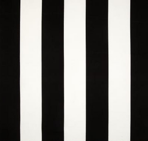 black and white wide stripe outdoor cushion cover