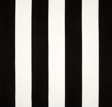 Black and White Stripe Fabric per meter