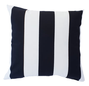 Black and White Stripe Outdoor Cushion Cover