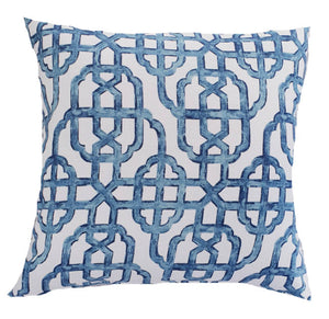 Hamptons Style Geometric Cushion Cover