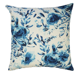 Blue Rose Hamptons Style Indoor Cushion Cover