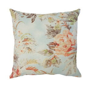 Blush Pink Floral Hamptons Style Indoor Cushion Cover