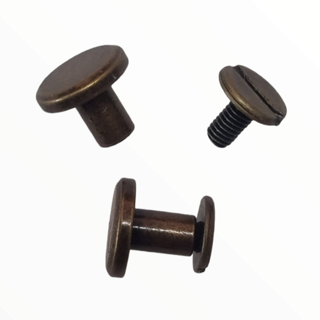 5mm Chicago Screws - Brass