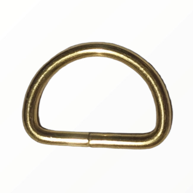 D-Ring 25mm (1") Gold