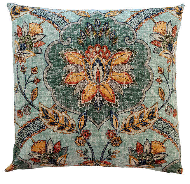 Dusty Blue Moroccan Indoor Cushion Cover
