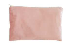 Dusty Pink Velvet Clutch