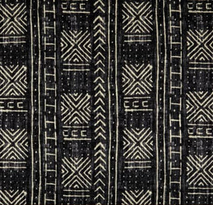 Tribal Mud Cloth Inked Indoor Cushion Cover