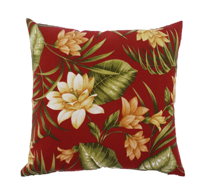 Golden Flowers Outdoor Cushion Cover