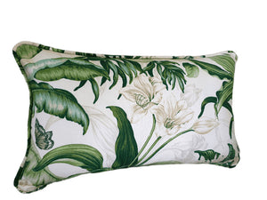 Green Botanical Indoor Cushion Cover