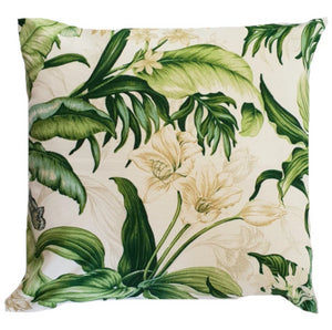 Green Botanical Indoor Cushion Cover