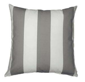 Grey and White Stripe hamptons style Outdoor Cushion Cover