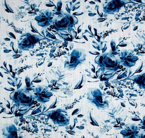 Blue Rose Hamptons Style Indoor Cushion Cover