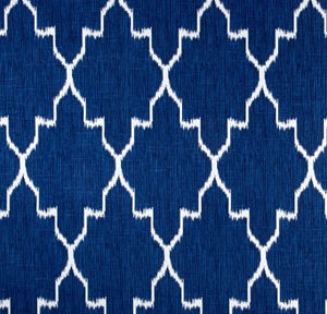 Blue Hamptons Style Monoco Geometric Indoor Cushion Cover