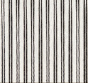 Catalina Black Ticking Stripe Indoor Cushion Cover
