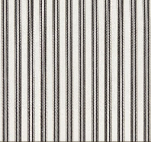 Catalina Black Ticking Stripe Indoor Cushion Cover