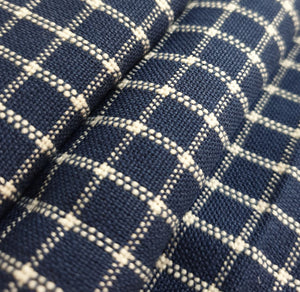 Classic Navy Check Indoor Cushion Cover
