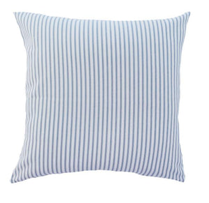 Light Grey/Blue Hamptons Striped Indoor Cushion Cover