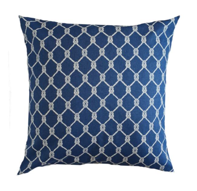 Nautical Knots Hamptons Style Indoor Cushion Cover