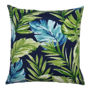 Navy Capri Palms Outdoor Cushion Cover