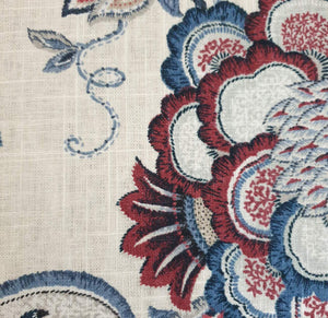Denim Floral Indoor Cushion Cover