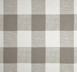 Grey Farmhouse Check Indoor Cushion Cover