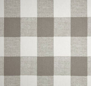 Grey Farmhouse Check Indoor Cushion Cover