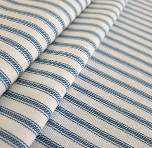 Ocean Blue Hamptons Striped Indoor Cushion Cover