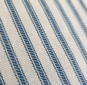 Ocean Blue Hamptons Striped Indoor Cushion Cover