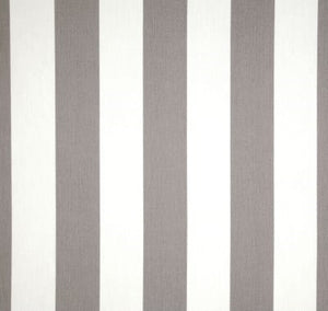 Grey Stripe Outdoor Cushion Cover